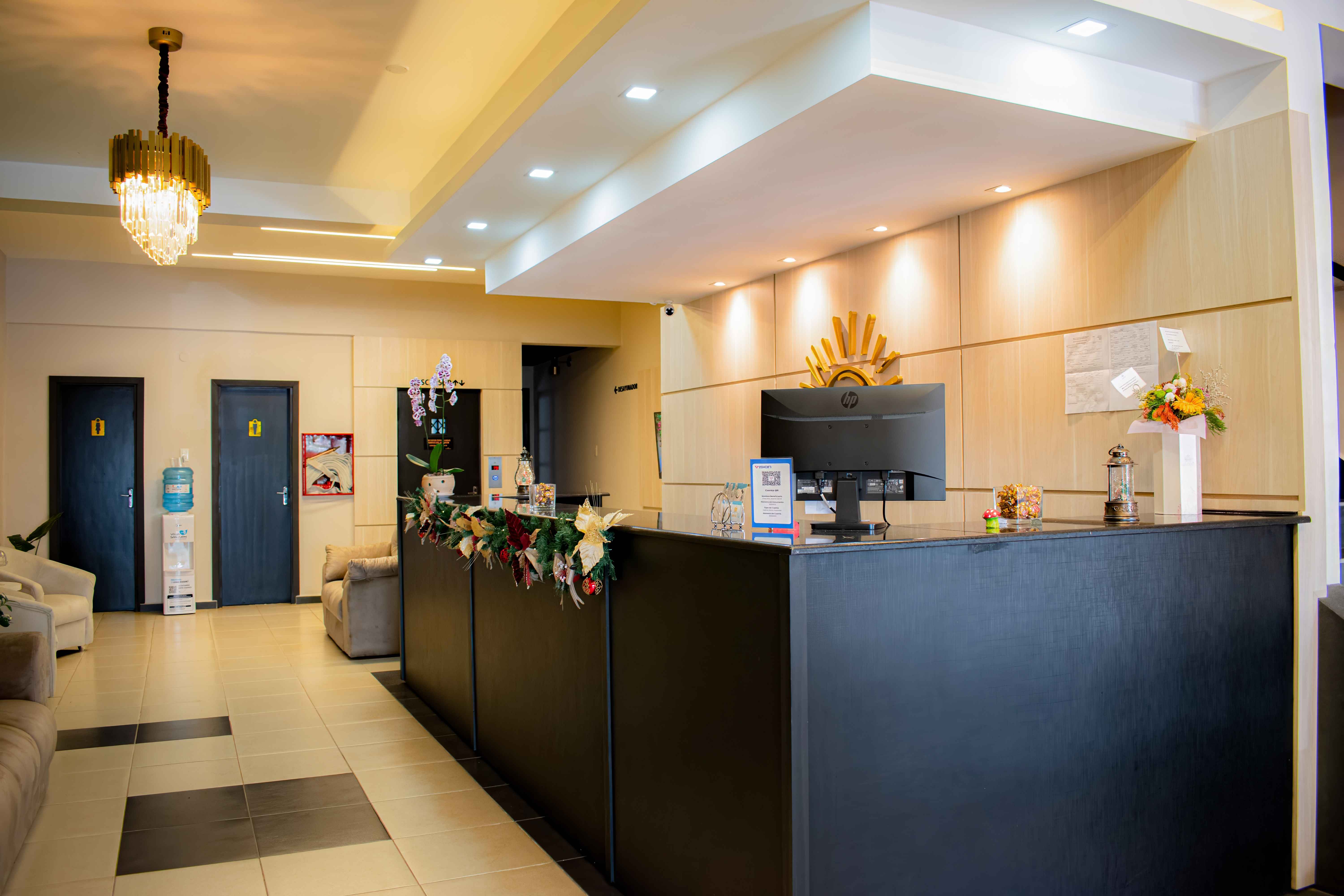 Recepción del hotel